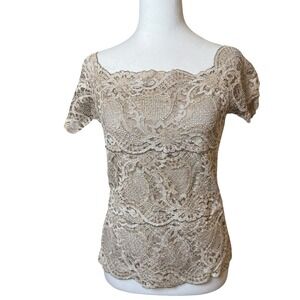 Haut D'été Boston Proper Ivoire - Taille XS - 100% Coton - Neuf Avec étiquettes
